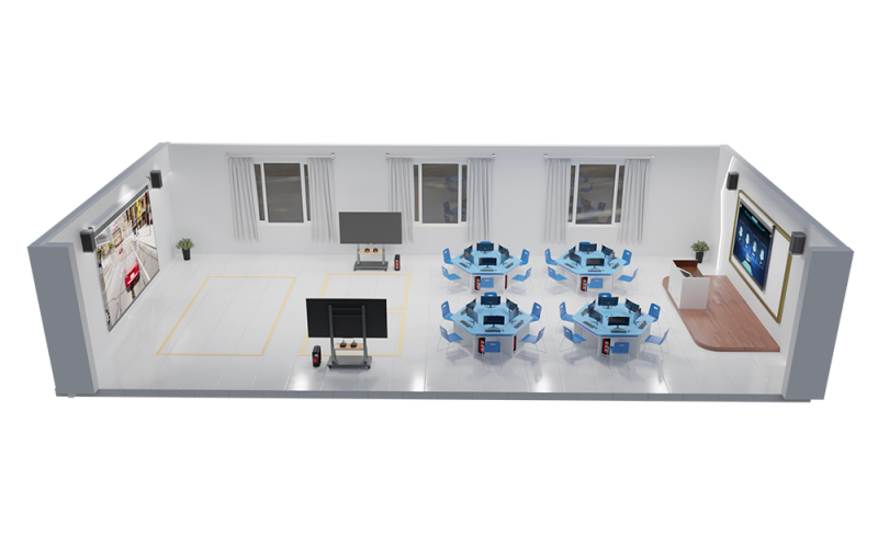 智能網(wǎng)聯(lián)汽車仿真測試實訓室